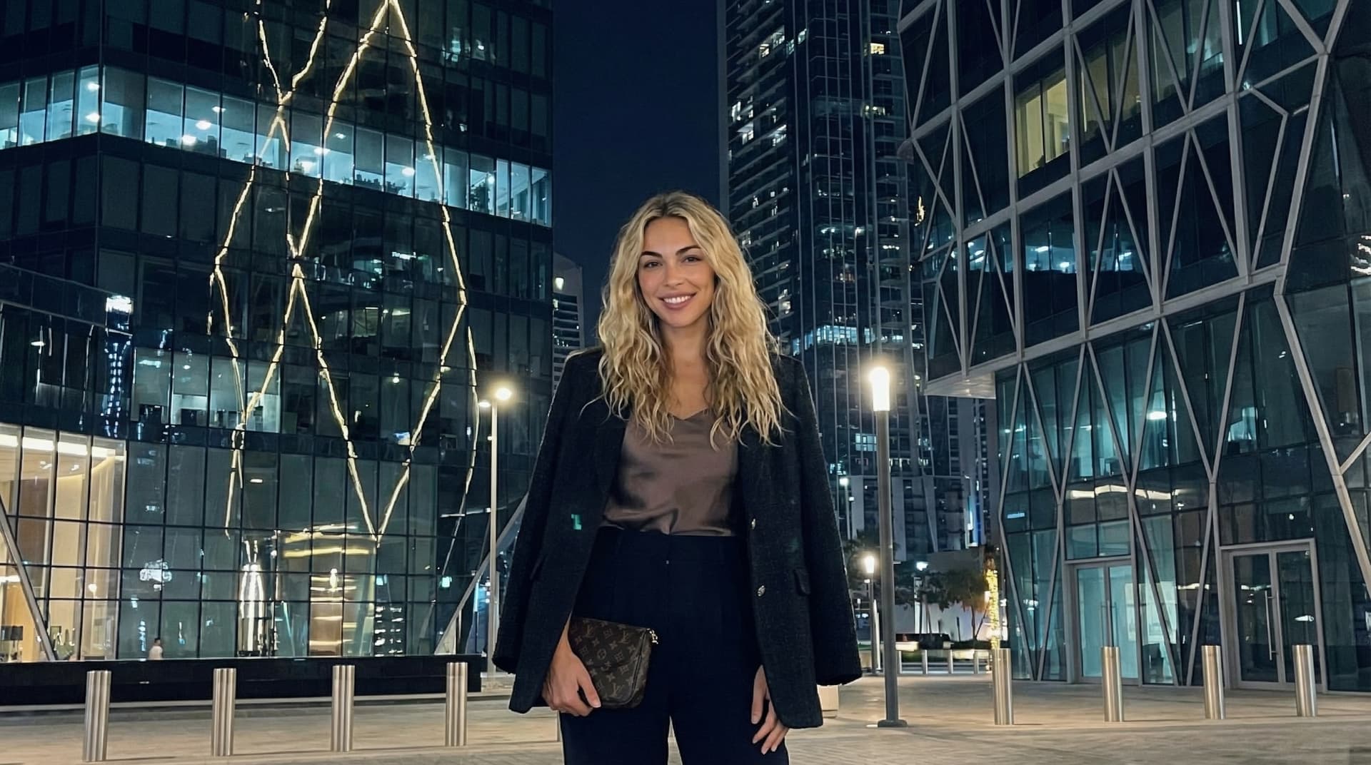 Abstract artistic reflections on Dubai's glass skyscraper facades showing kaleidoscope of colors, patterns, distorted cityscape views, symmetry, and macro photography details from over 1,200 skyscrapers