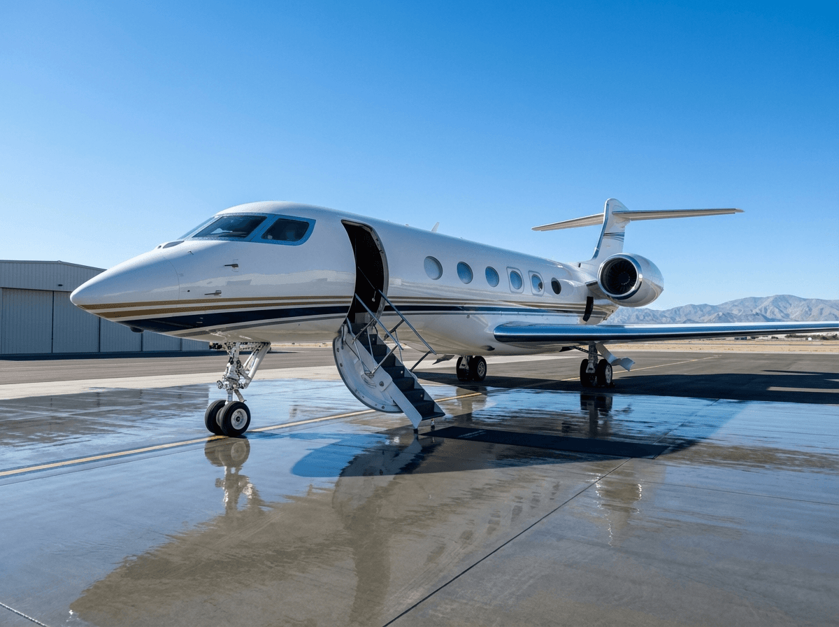 AI Gulfstream G700 Private Jet Photo Generator
