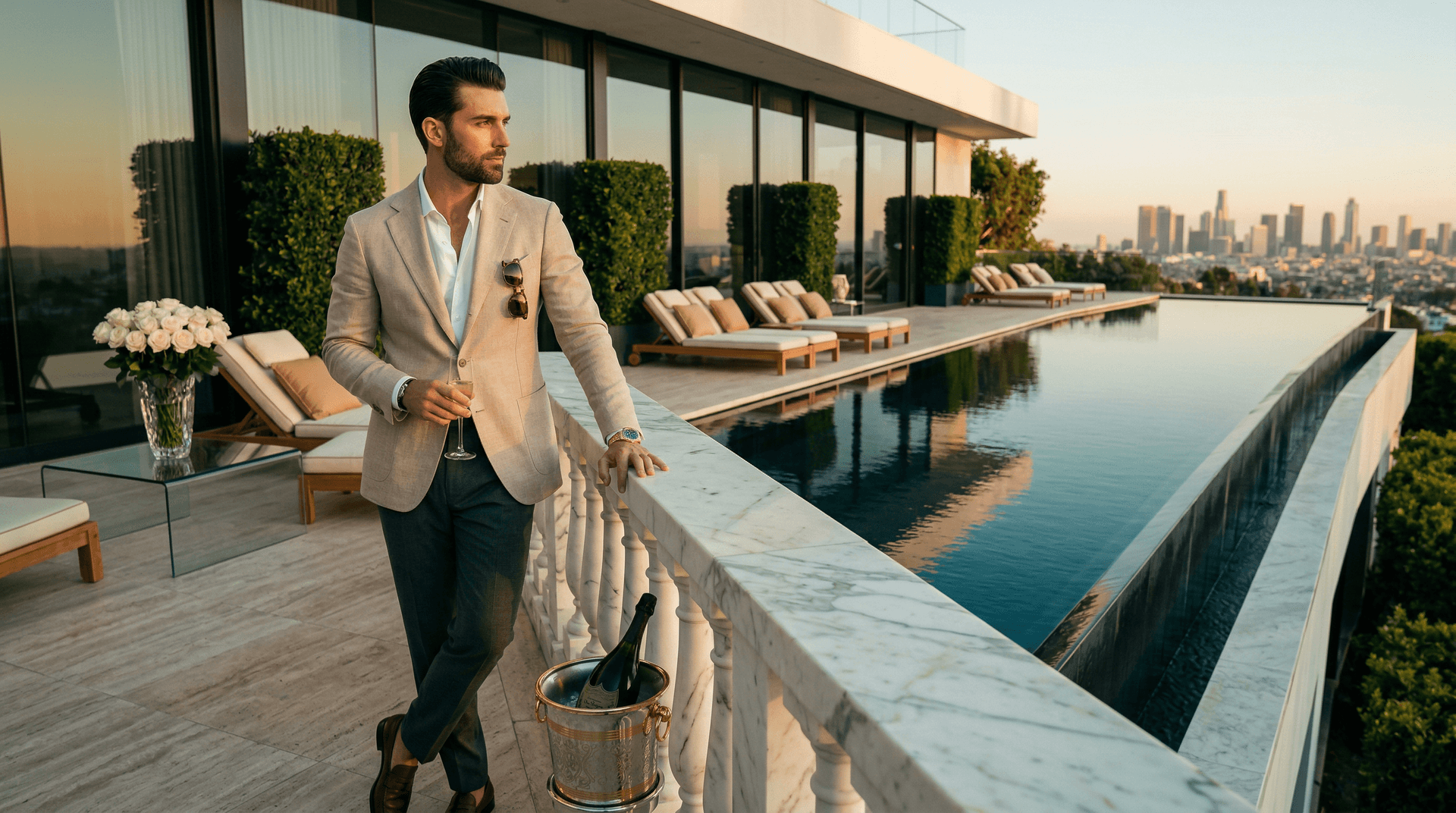 AI Beverly Hills Mansion Photo