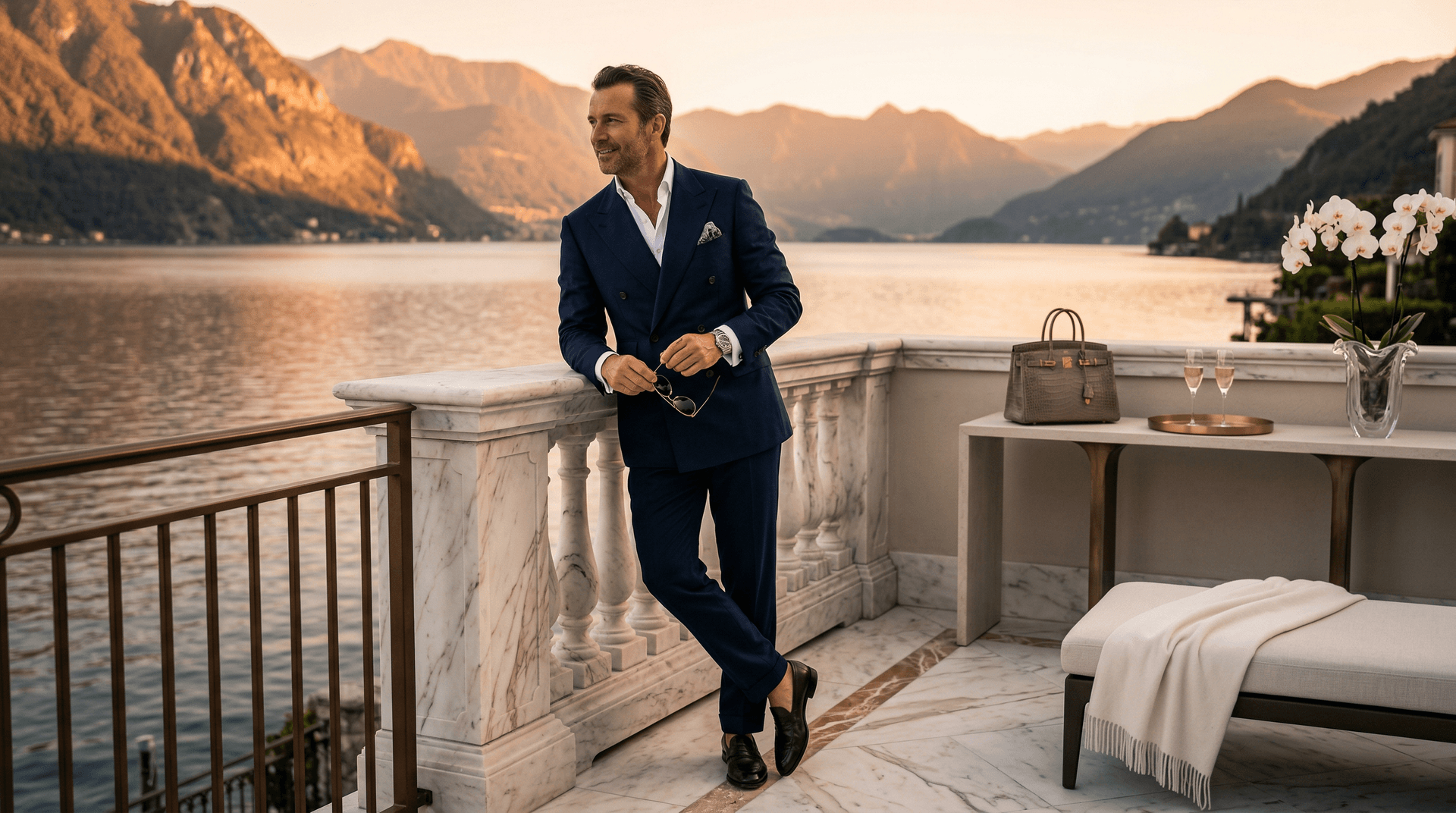 AI Lake Como Villa Photo