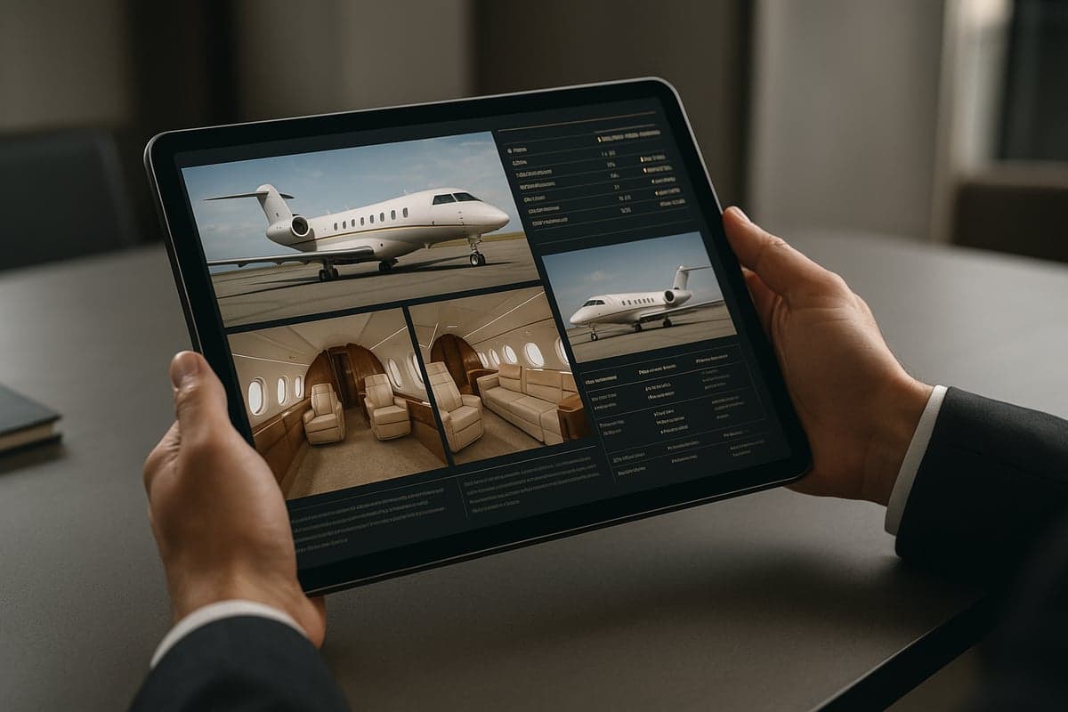 Step-by-Step: How to Interpret and Evaluate Private Jet Images
